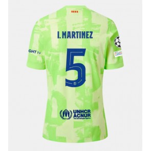 Barcelona Inigo Martinez #5 Replika Tredjetrøje 2024-25 Kortærmet